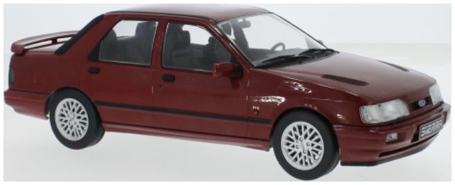 1/18 - Ford Sierra Cosworth 4x4 Metallic Dark Red 1990 - MCG 18354