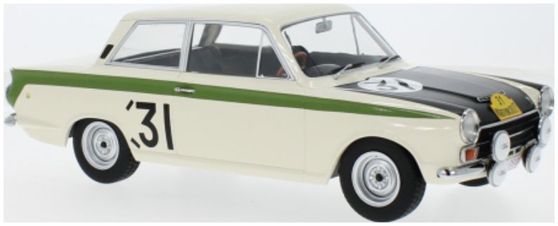 1/18 - Lotus Cortina MK I #31 Marathon de la Route J.Ickx/G.Staepelaere - MCG 18436 - Model Car Group