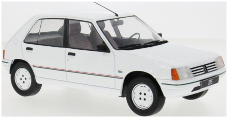 1/18 - Peugeot 205 1984 White - MCG 18493 - Model Car Group