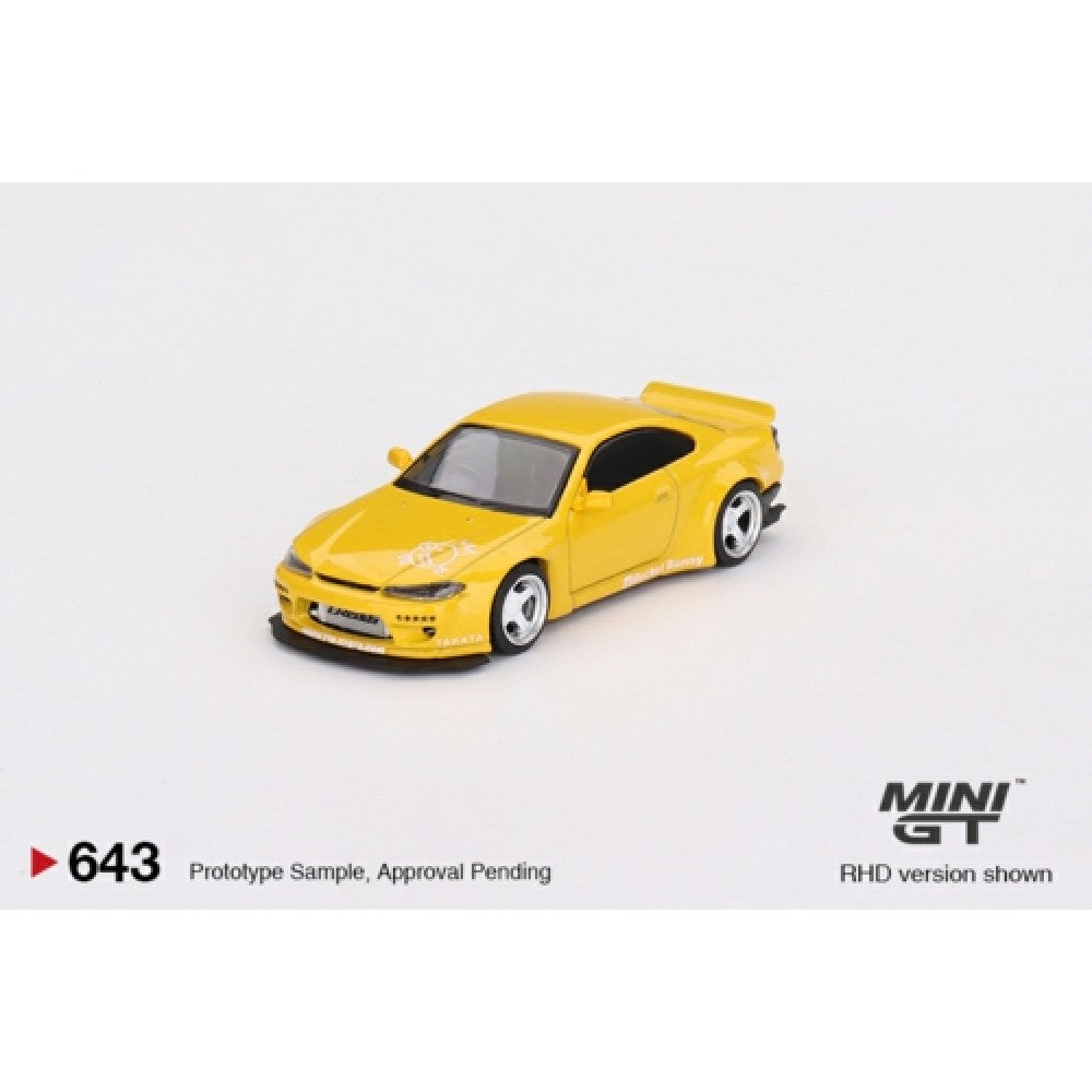 1/64 NISSAN SILVIA (S15) ROCKET BUNNY BRONZE YELLOW - MGT00643-R