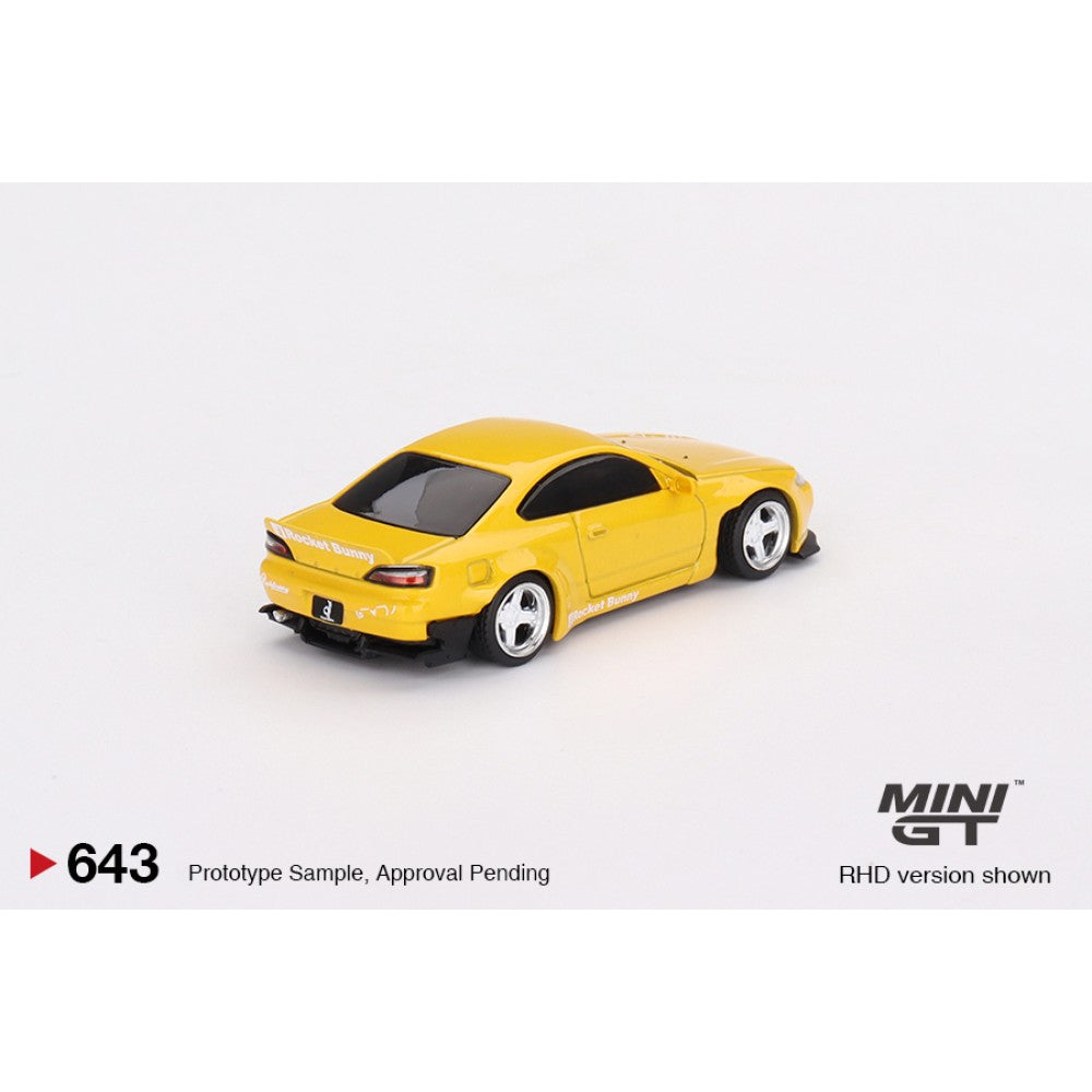 1/64 NISSAN SILVIA (S15) ROCKET BUNNY BRONZE YELLOW - MGT00643-R