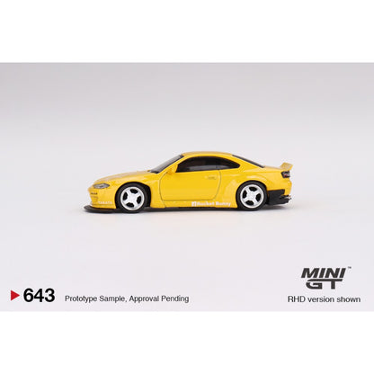 1/64 NISSAN SILVIA (S15) ROCKET BUNNY BRONZE YELLOW - MGT00643-R