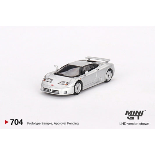 1/64  BUGATTI EB110 GT GRIGIO CHIARO (LHD) - Mini GT - MGT00704