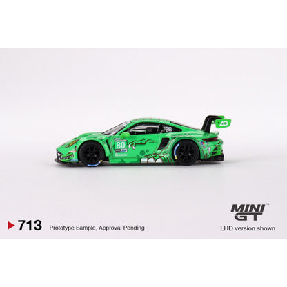 MGT00713-L - 1/64 PORSCHE 911 GT3 R NO.80 GTD AO RACING 2023 IMSA SEBRING 12 HRS (LHD) - Mini GT