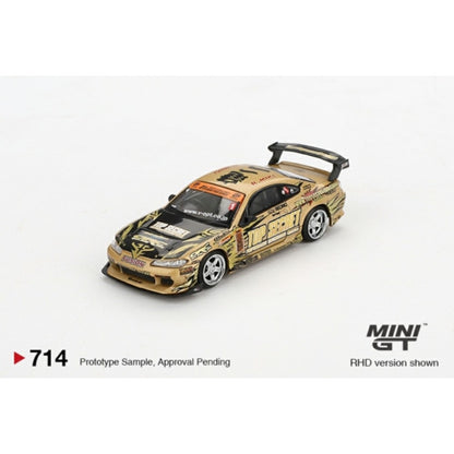 1/64 NISSAN SILVIA (S15) TOP SECRET D1GP BLISTER PACKAGING - MGT00714-BL