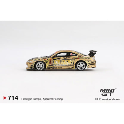 1/64 NISSAN SILVIA (S15) TOP SECRET D1GP BLISTER PACKAGING - MGT00714-BL