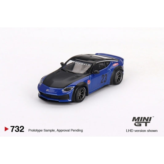 1/64 NISSAN Z LB NATION WORKS SEIRAN BLUE (RHD) - MGT00732-R