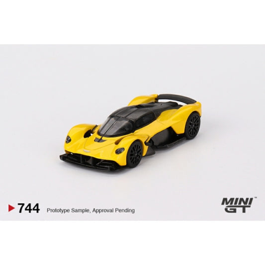 1/64 ASTON MARTIN VALKYRIE SUNBURST YELLOW - Mini GT - MGT00744