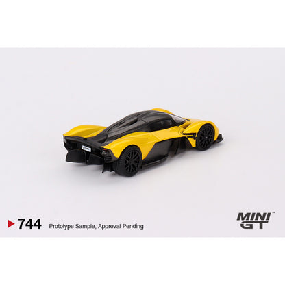 1/64 ASTON MARTIN VALKYRIE SUNBURST YELLOW - Mini GT - MGT00744