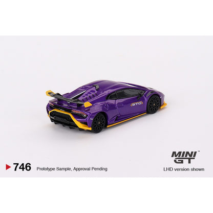 MGT00746-R - 1/64 LAMBORGHINI HURACAN STO VIOLA PASIFAE (RHD) - Mini GT