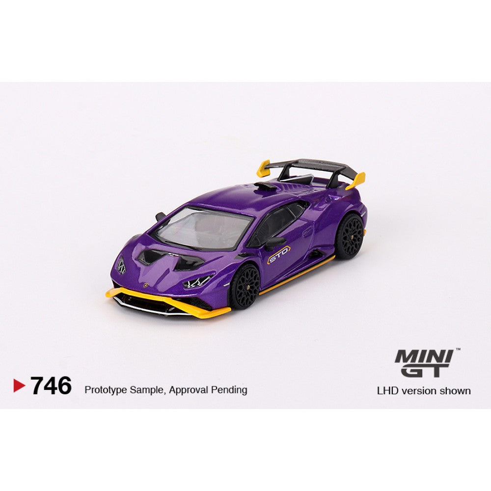 MGT00746-R - 1/64 LAMBORGHINI HURACAN STO VIOLA PASIFAE (RHD) - Mini GT