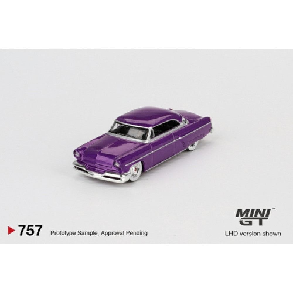 1/64 LINCOLN CAPRI HOT ROD 1954 PURPLE METALLIC - Mini GT - MGT00757