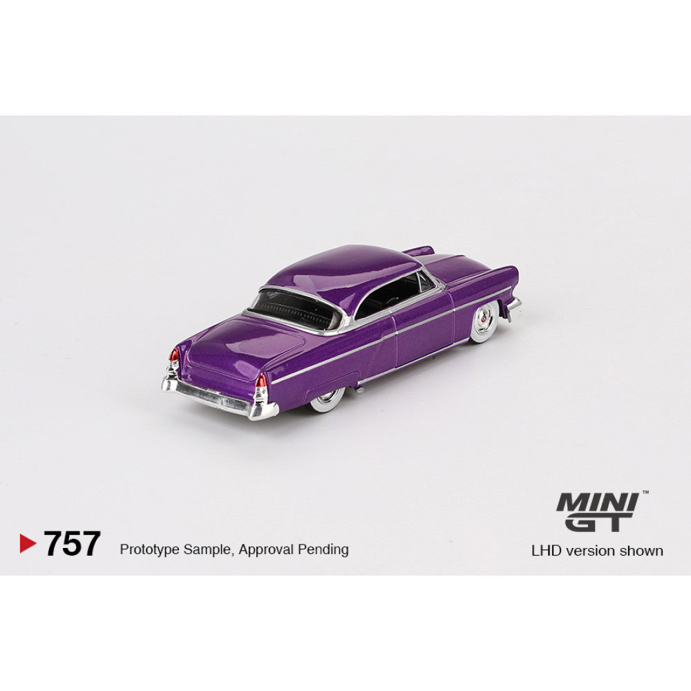 1/64 LINCOLN CAPRI HOT ROD 1954 PURPLE METALLIC - Mini GT - MGT00757