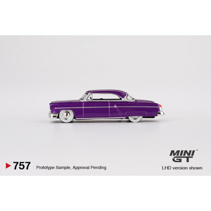 1/64 LINCOLN CAPRI HOT ROD 1954 PURPLE METALLIC - Mini GT - MGT00757