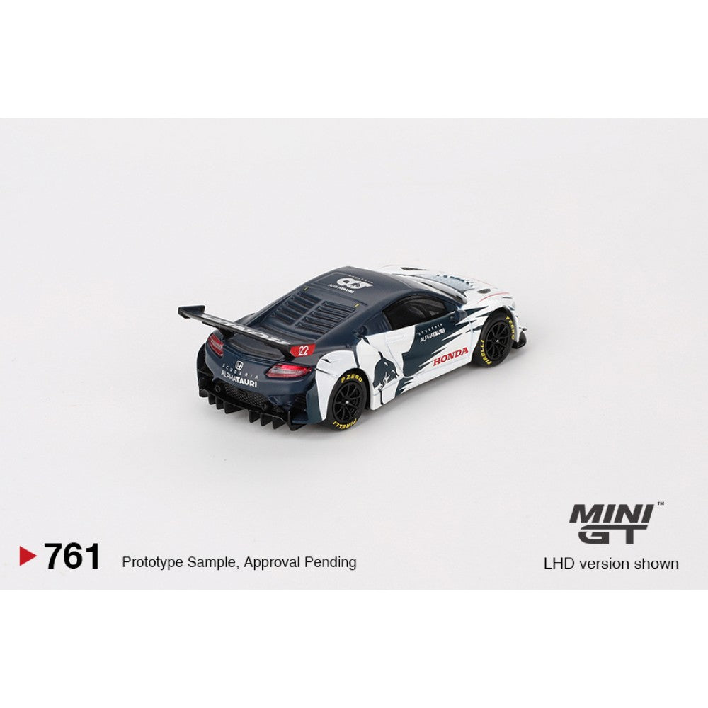 1/64 HONDA NSX GT3 EVO ALPHA TAURI YUKI TSUNODA 2023 RED BULL FORMULA NURBURGRING (LHD) - MGT00761-L