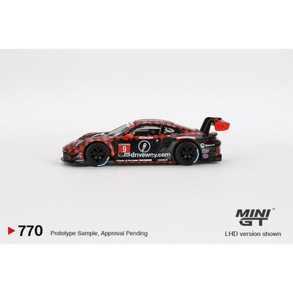 1/64 PORSCHE 911 GT3 NO.9 GTD PRO PFAFF MOTORSPORTS IMSA 2023 SEBRING 12HRS WINNER (LHD) - MGT00770-L