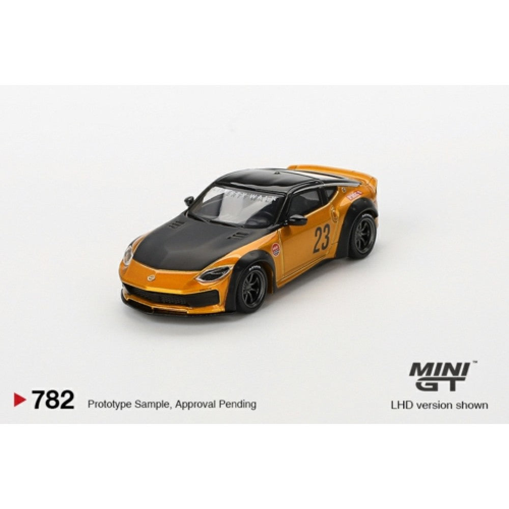 1/64 NISSAN Z LB NATION WORKS LB GOLD (RHD) - MGT00782-R