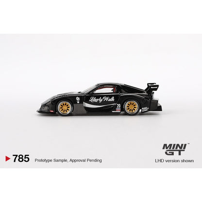 1/64 MAZDA RX-7 LB-SUPER SILHOUETTE LIVERTY WALK BLACK (RHD) - MGT00785-R