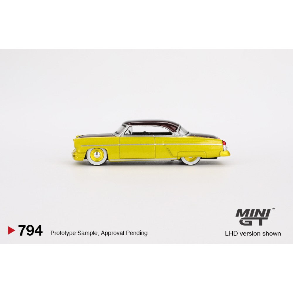 1/64 LINCOLN CAPRI HOT ROD 1954 LIME YELLOW (LHD) - MGT00794L