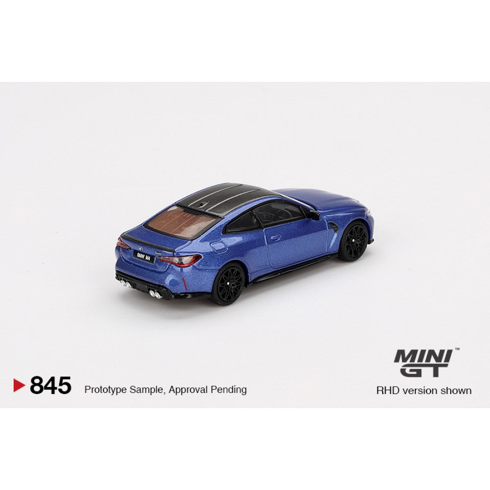 1/64 BMW M4 COMPETITION (G82) PORTIMAO BLUE (RHD) - MGT00845-R