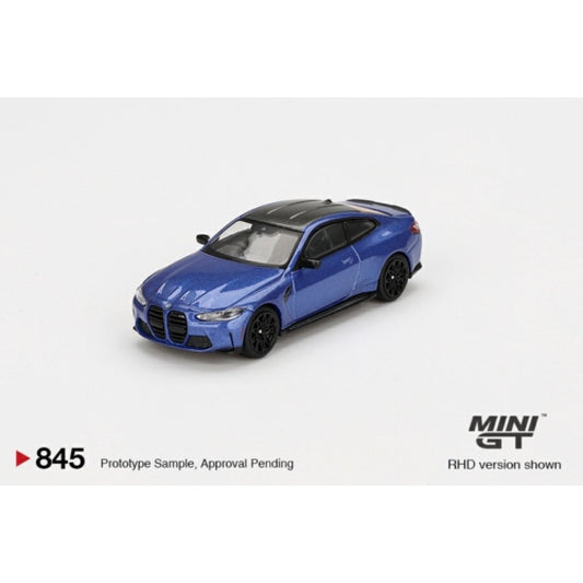 1/64 BMW M4 COMPETITION (G82) PORTIMAO BLUE (RHD) - MGT00845-R