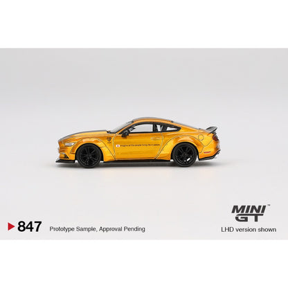 1/64 LB-WORKS FORD MUSTANG LB GOLD (RHD) - MGT00847-R