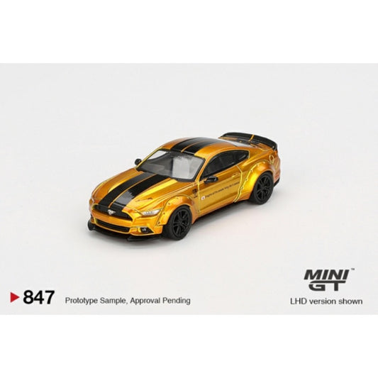 1/64 LB-WORKS FORD MUSTANG LB GOLD (RHD) - MGT00847-R