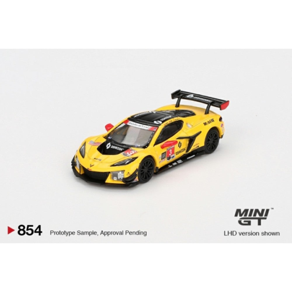 1/64 CHEVROLET CORVETTE Z06 GT3.R NO.3 CORVETTE RACING BY PRATT MILLER MOTORSPORTS 2024 IMSA DAYTONA 24HRS (LHD) - MGT00854-L