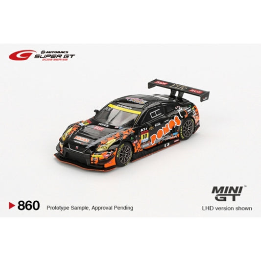 1/64 NISSAM GT-R NISMO GT3 NO.10 PONOS GAINER GT-R GAINER 2023 SUPER GT SERIES - MGT00860-BL