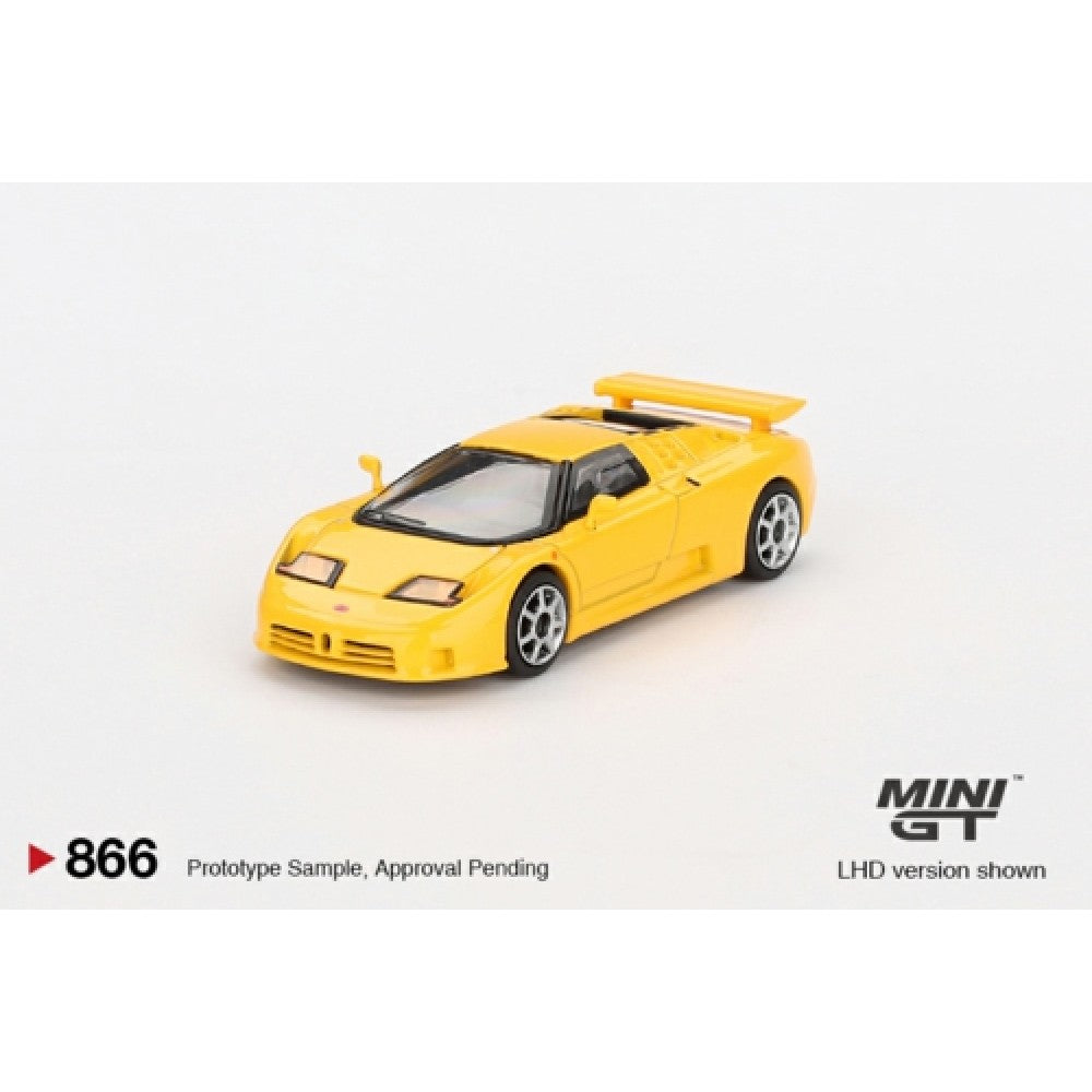 1/64 BUGATTI EB110 SUPER SPORT GIALLO BUGATTI (LHD) - MGT00866-L   - 2 options