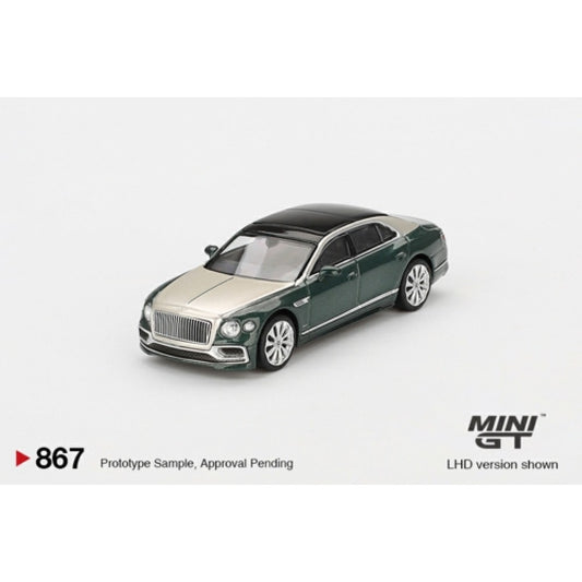 1/64 BENTLEY FLYING SPUR WHITE SAND VERDANT (RHD) - MGT00867-R   - 2 options