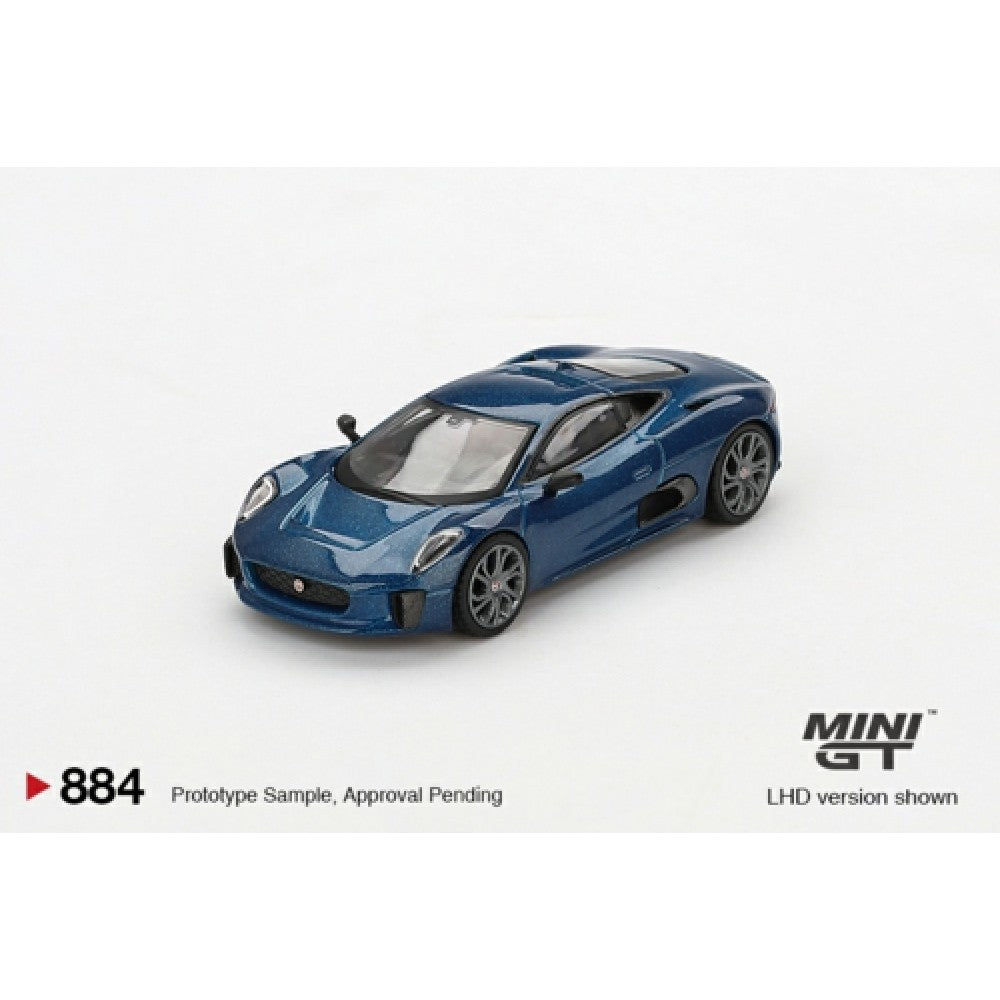 1/64 JAGUAR C-X75 BLUE (LHD) BLISTER PACKAGING - MGT00884-BL