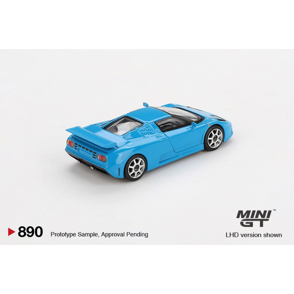 1/64 BUGATTI EB110 SUPER SPORT BLU BUGATTI (LHD) BLISTER PACKAGING - MGT00890-BL