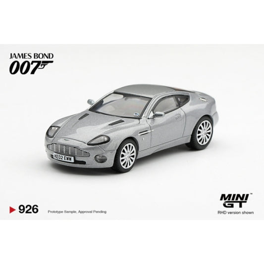 1/64 ASTON MARTIN V12 VANQUISH DIE ANOTHER DAY (RHD) ENGLISH BLISTER PACKAGING - MiniGT - MGT00926-007E