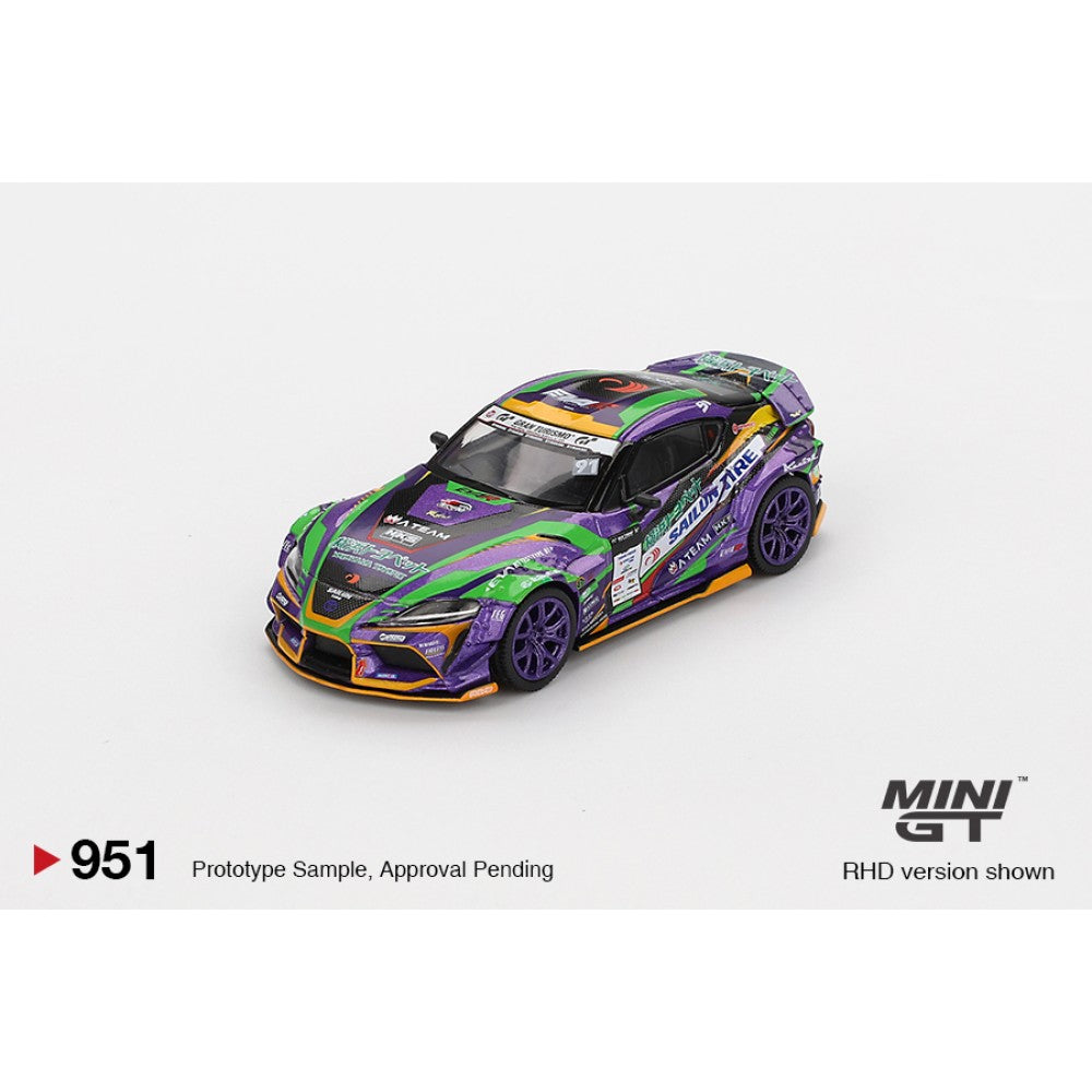 1/64  TOYOTA GR SUPRA KUHL 2021 D1GP EVANGELION RACING (RHD) BLISTER PACKAGING JAPAN EXCLUSIVE - MGT00951-BL