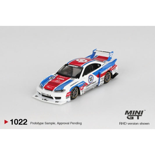 1/64 NISSAN LB-SUPER SILHOUETTE S15 SILVIA GARASIDRIFT X LBWK 2025 (RHD) - MGT01022