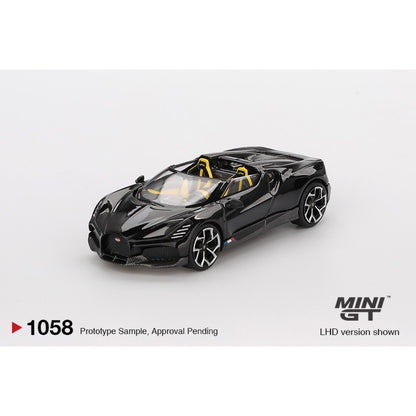 1/64 BUGATTI W16 MISTRAL BLACK (LHD) - MGT01058-L