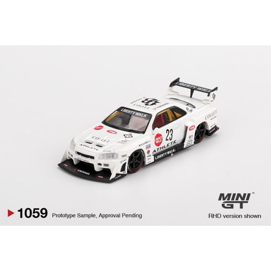 1/64 NISSAN LB-ER34 SUPER SILHOUETTE ATHLETE/COLLET (RHD) - MGT01059-R