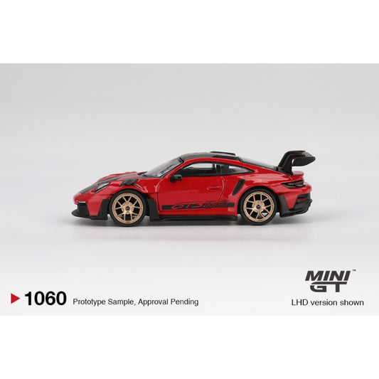 1/64 PORSCHE 911 (992) GT3 RS WEISSACH PACKAGE GUARDS RED (RHD) - MGT01060-R