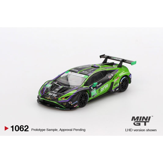 1/64 LAMBORGHINI HURACAN GT3 EVO2 NO.78 FORTE RACING 2024 IMSA DAYTONA 24 HRS (LHD) - MGT01062-L