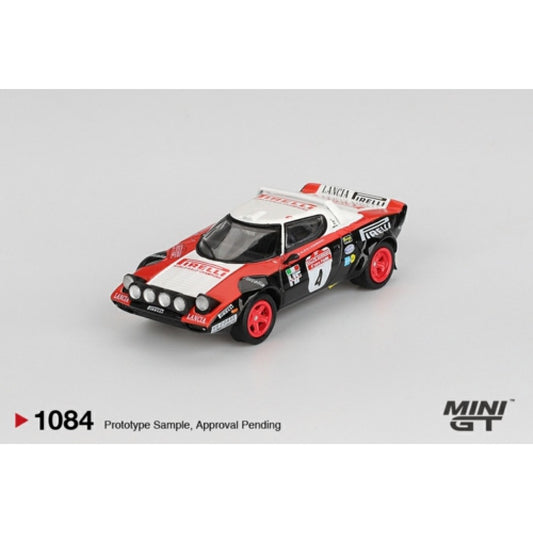 1/64 LANCIA STRATOS HF NO.4 1978 RALLY SANREMO WINNER (LHD) - MGT01084