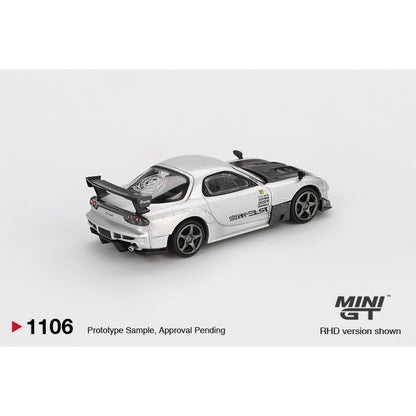 1/64 MAZDA RX-7 RE-AMEMIYA SILVER METALLIC  - MGT01106