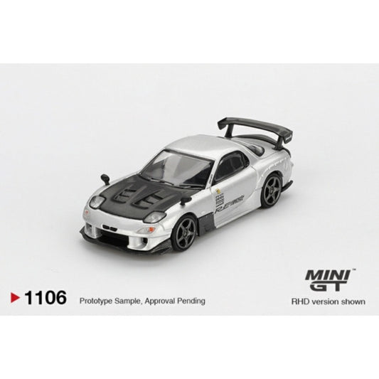 1/64 MAZDA RX-7 RE-AMEMIYA SILVER METALLIC  - MGT01106
