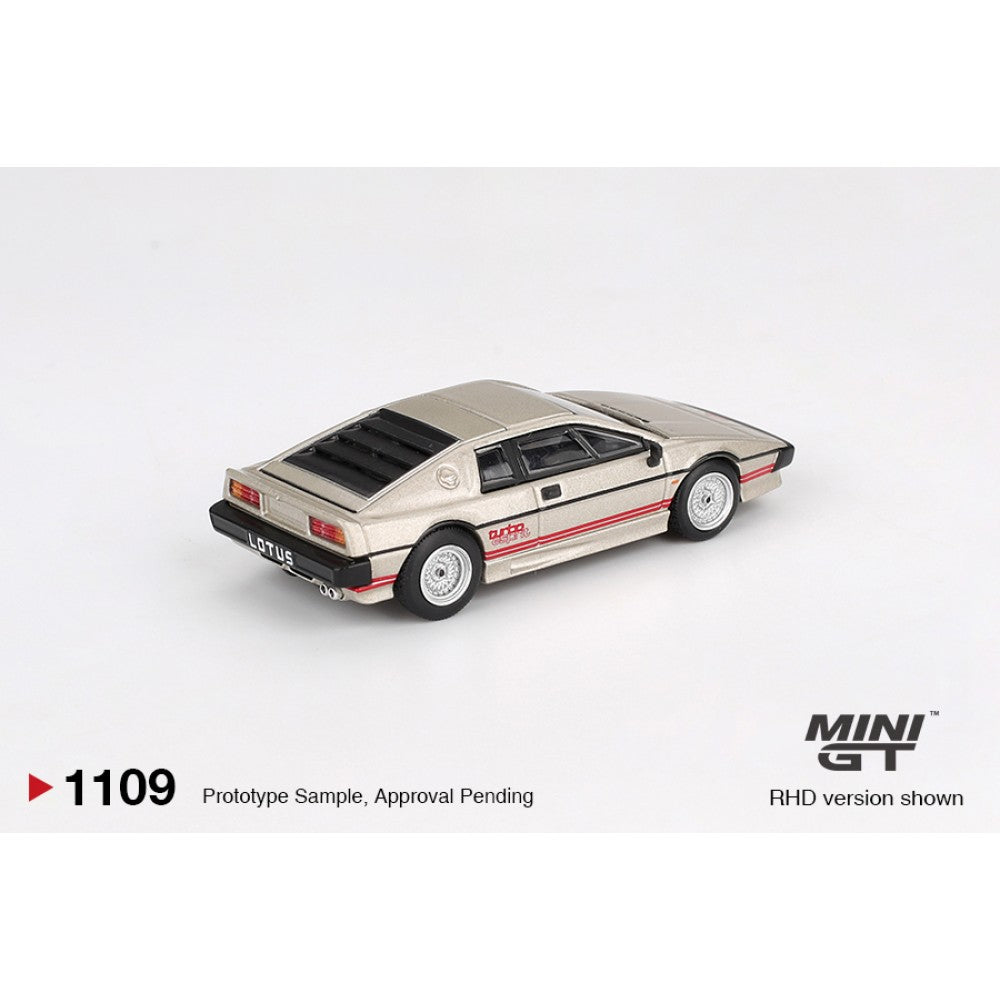 1/64  LOTUS ESPRIT TURBO METALLIC SILVER - Mini GT - MGT01109
