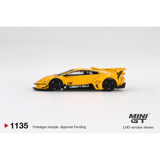 1/64 LB-SILHOUETTE WORKS MURCIELAGO GT EVO YELLOW  - MGT01135