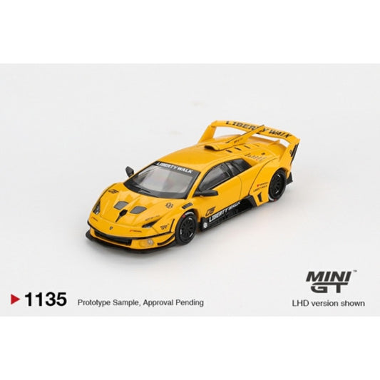 1/64 LB-SILHOUETTE WORKS MURCIELAGO GT EVO YELLOW  - MGT01135