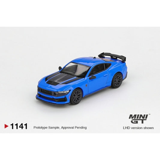 1/64 FORD MUSTANG DARK HORSE 2024 GRABBER BLUE  - MGT01141