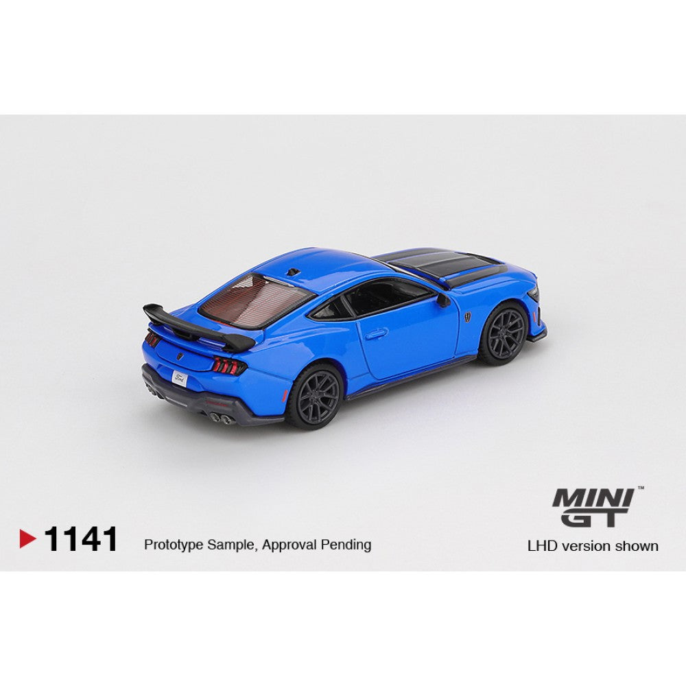 1/64 FORD MUSTANG DARK HORSE 2024 GRABBER BLUE  - MGT01141
