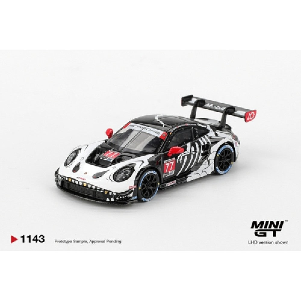 1/64 Porsche 911 GT3 R #77 AO Racing  2025 IMSA  Petit Le Mans  - MGT01143