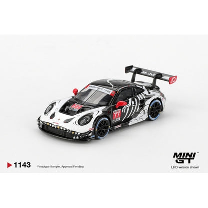 1/64 Porsche 911 GT3 R #77 AO Racing  2025 IMSA  Petit Le Mans  - MGT01143